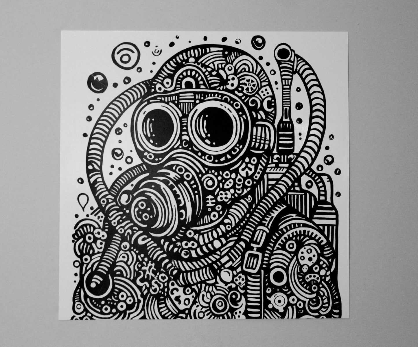 Doodle Diver (Print)