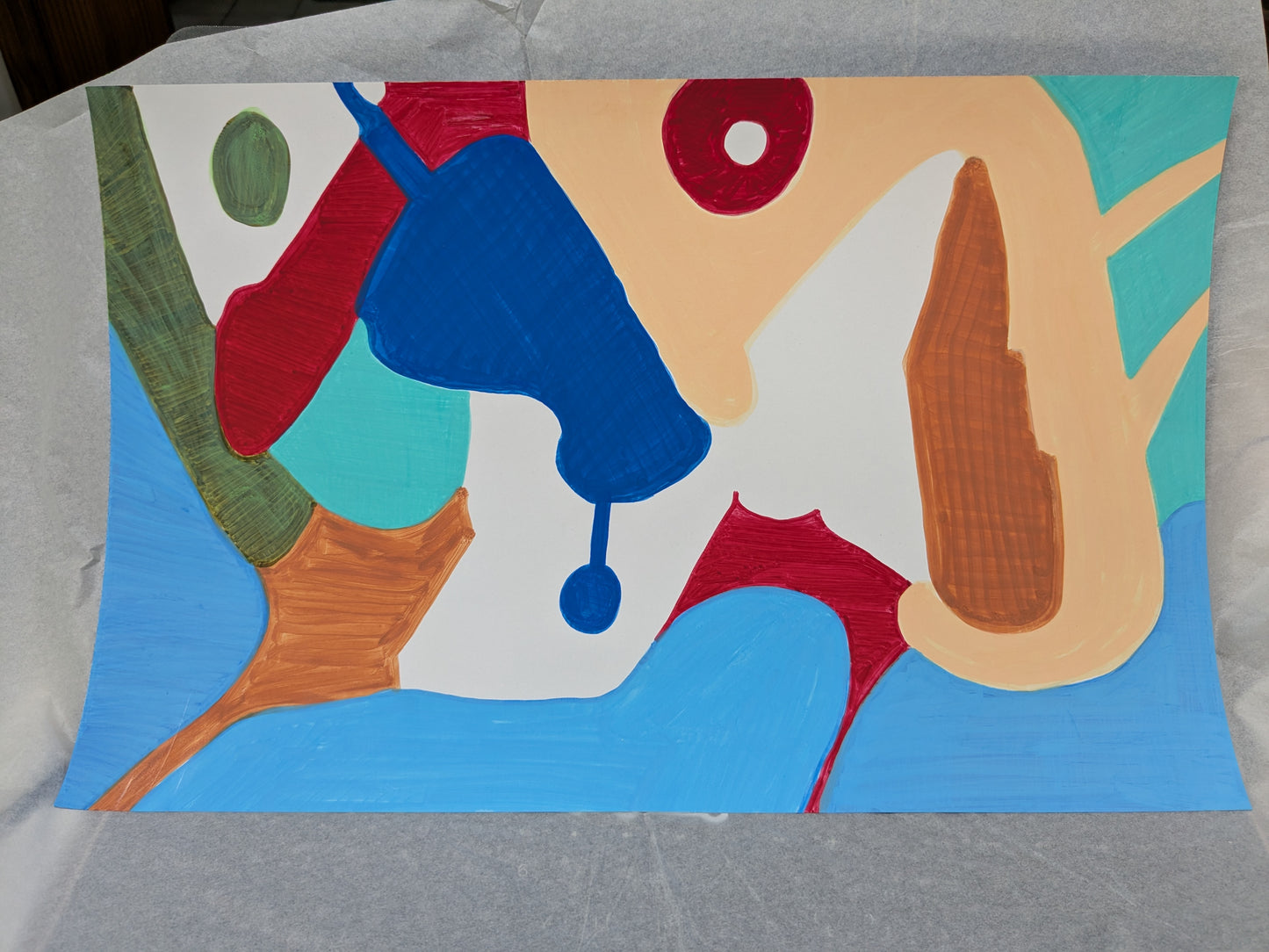 Abstract Wall Art from Smiling Friends
