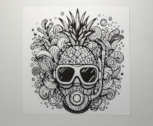 Pineapple Plunge (Print)