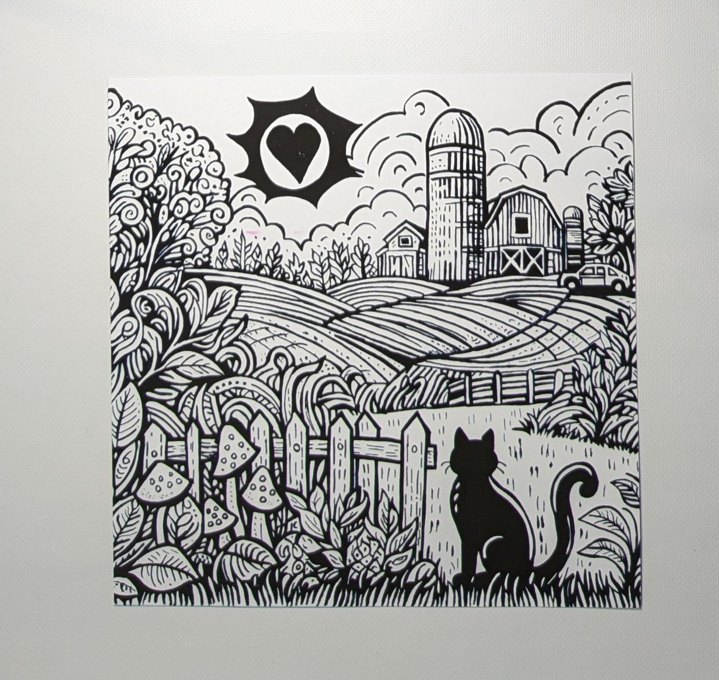 The Farmer's Cat (Print)